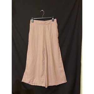 BRAND NEW Linen Boho Pants Mauve Small